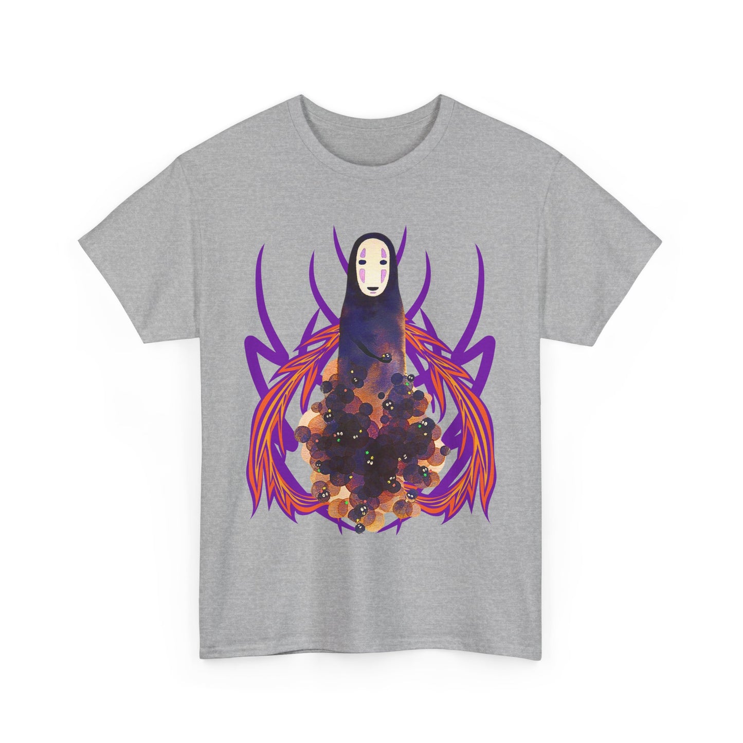 No Face T-Shirt – 100% Cotton Studio Ghibli Spirited Away Anime Tee