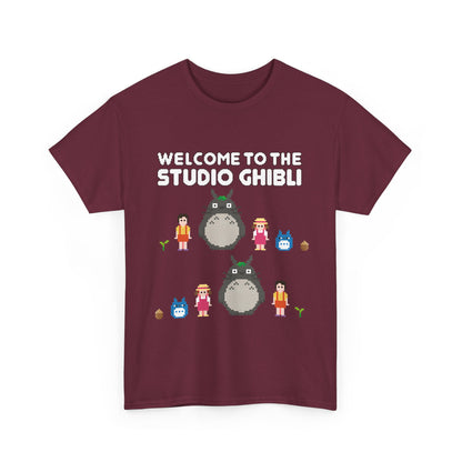 Totoro Pixel T-Shirt 100% Cotton | Studio Ghibli Anime Graphic Tee