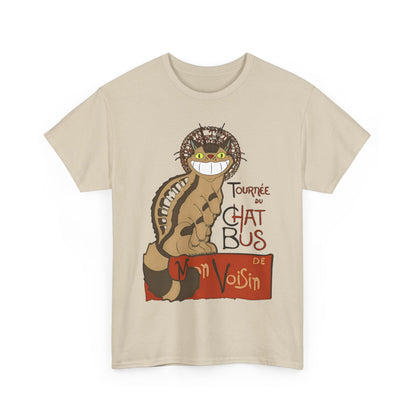 Catbus Studio Ghibli T-Shirt – 100% Cotton My Neighbor Totoro Tee for Anime Fans
