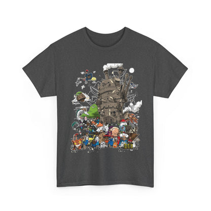 All Ghibli Characters T-Shirt – 100% Cotton Anime Fan Tee
