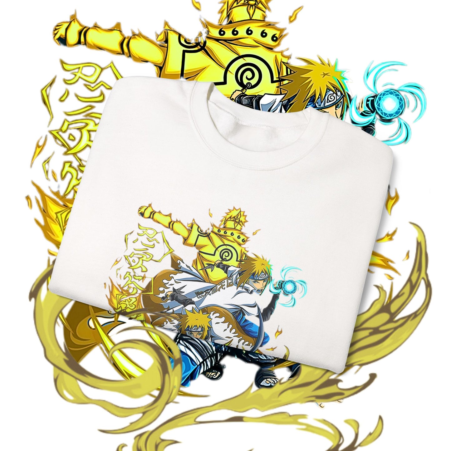 Minato Namikaze Naruto Anime Cotton Sweatshirt