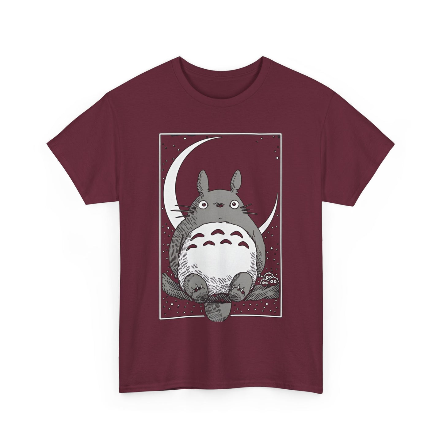 Totoro Sleep Shirt – Cozy Ghibli T-Shirt 100% Cotton for Anime and Nature Lovers