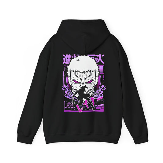 Reiner Braun Back Print Hoodie – 100% Cotton Attack on Titan Anime Sweatshirt