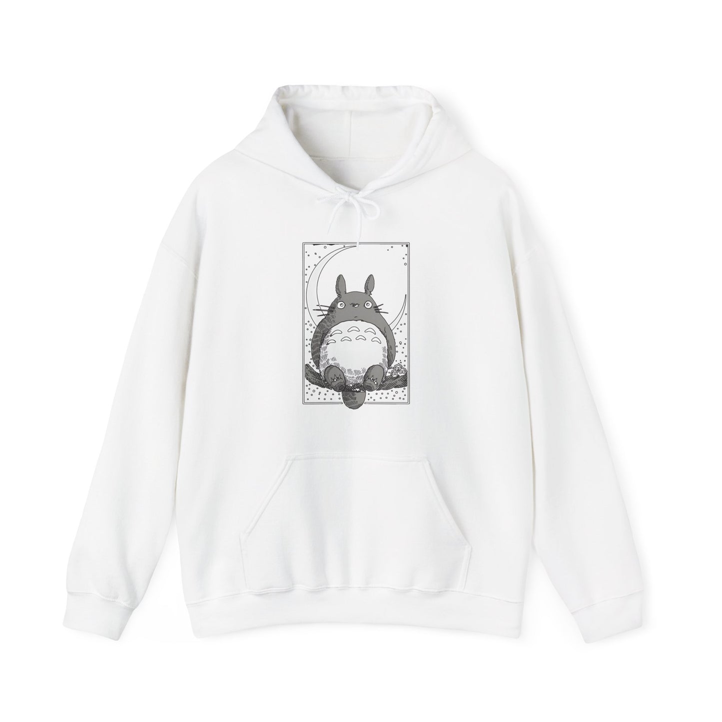 Totoro Night Dreams Hoodie – 100% Cotton Studio Ghibli Sweatshirt for Anime Fans