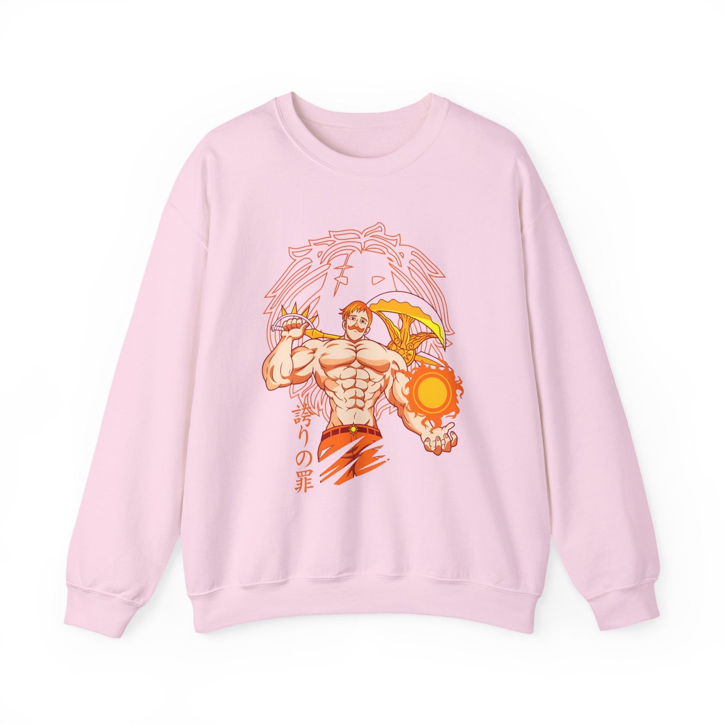 Escanor Seven Deadly Sins Sweatshirt – 100% Cotton Anime Pullover for Lion’s Sin of Pride Fans