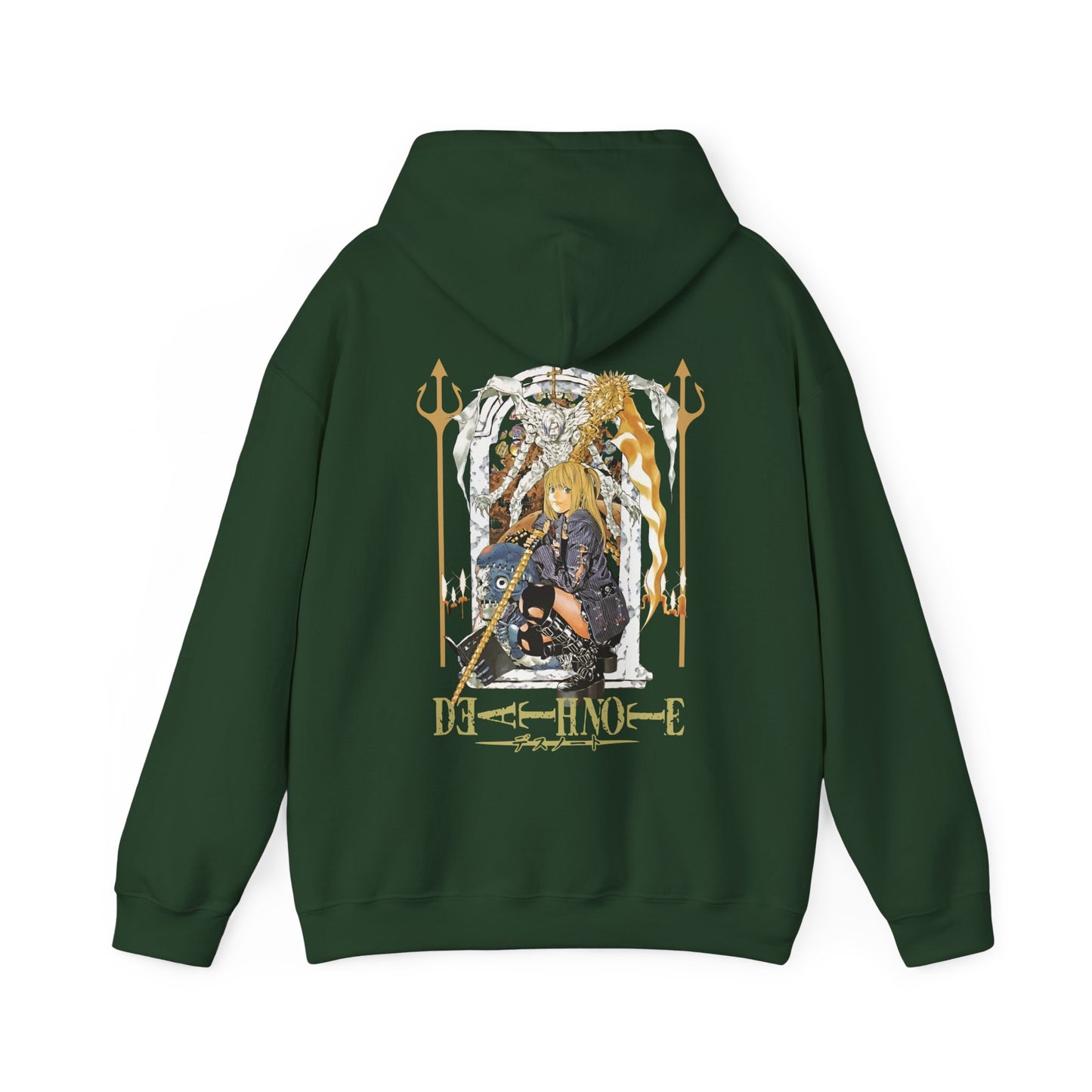 Misa Amane Death Note Back Print Hoodie – 100% Cotton Gothic Anime Streetwear