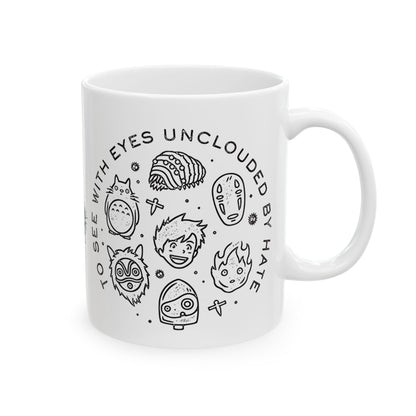 Universe Ghibli Mug – Studio Ghibli Characters Ceramic Cup – 11oz & 15oz Anime Coffee Mug Gift