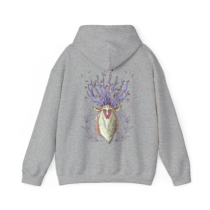 Forest Spirit Back Print Hoodie – 100% Cotton Princess Mononoke Sweatshirt | Studio Ghibli Apparel