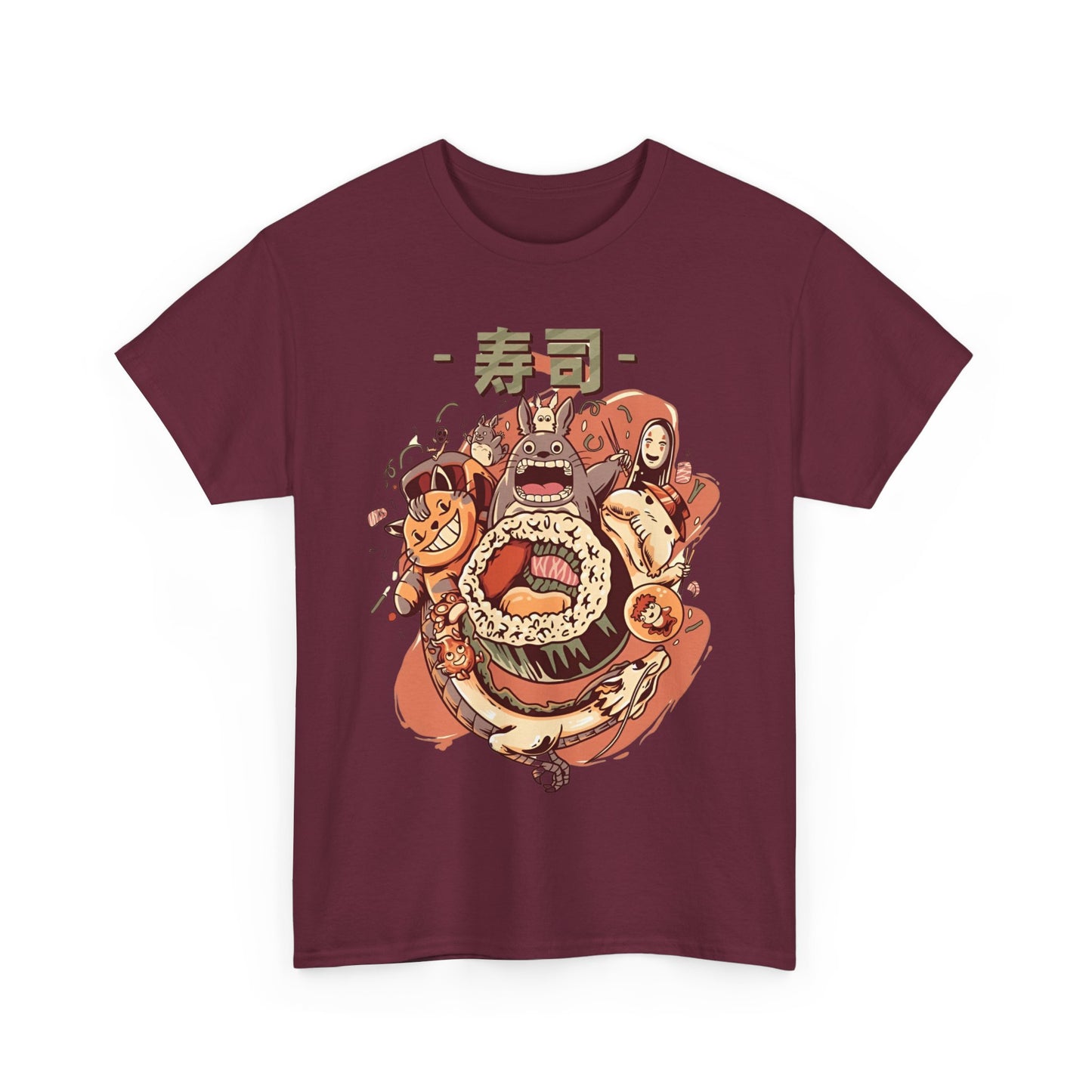 Ghibli Sketch T-Shirt – 100% Cotton Studio Ghibli Anime Tee