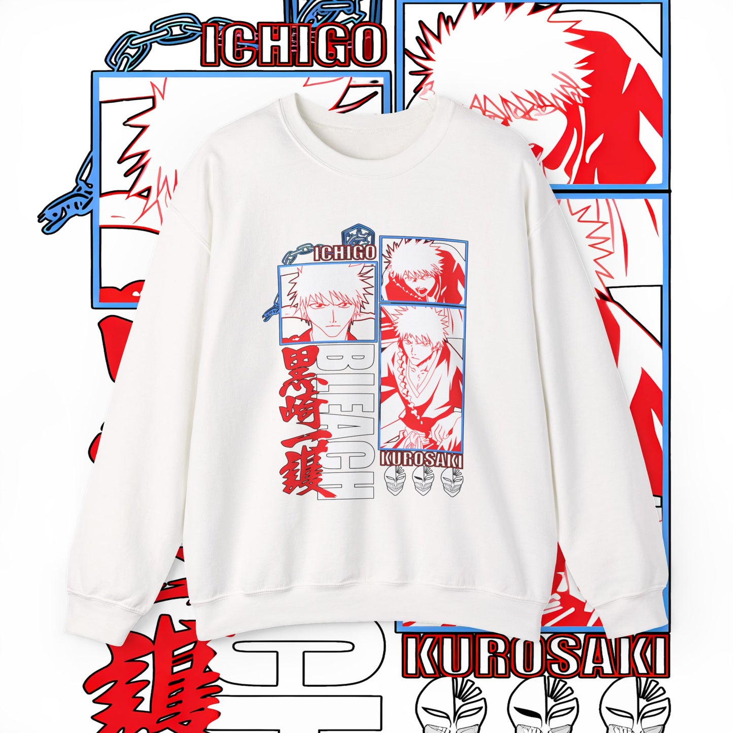 Bleach Ichigo 100% Cotton Anime Sweatshirt