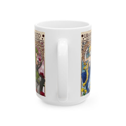Sailor Moon Outer Guardians Mug – Uranus, Neptune, Pluto, Saturn Ceramic Cup 11oz & 15oz – Anime Magical Girl Gift