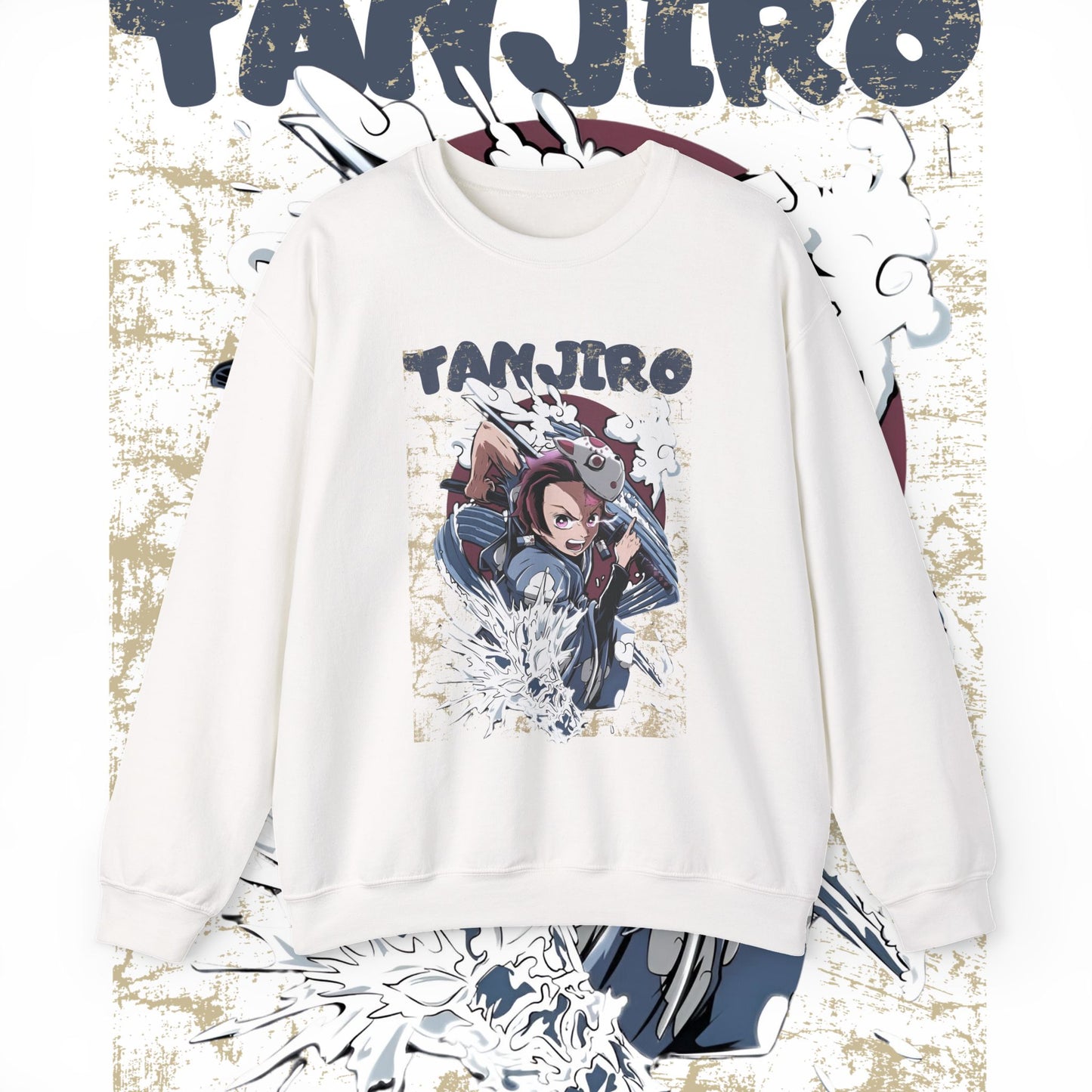 Tanjiro Wind Mask Demon Slayer Cotton Sweatshirt