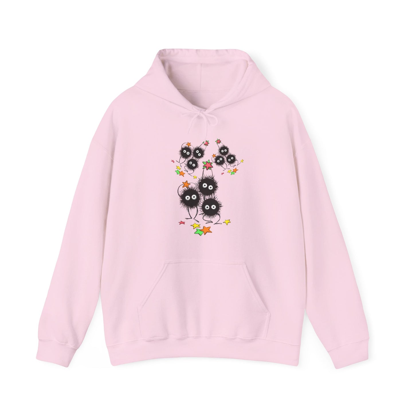 Soot Sprites Fantasy Hoodie – 100% Cotton Anime Hoodie Inspired by Studio Ghibli Magic