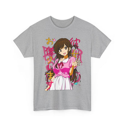 Chizuru Mizuhara T-Shirt – 100% Cotton Anime Tee from Rent a Girlfriend