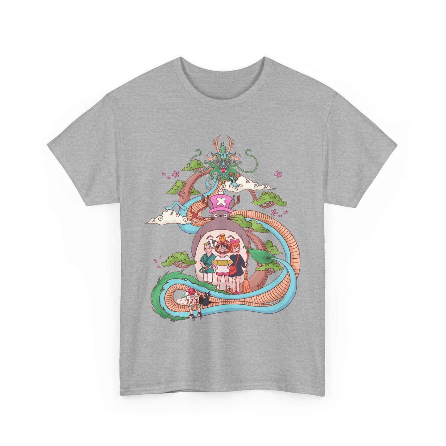 Spirited Away One Piece T-Shirt 100% Cotton | Studio Ghibli Anime Tee