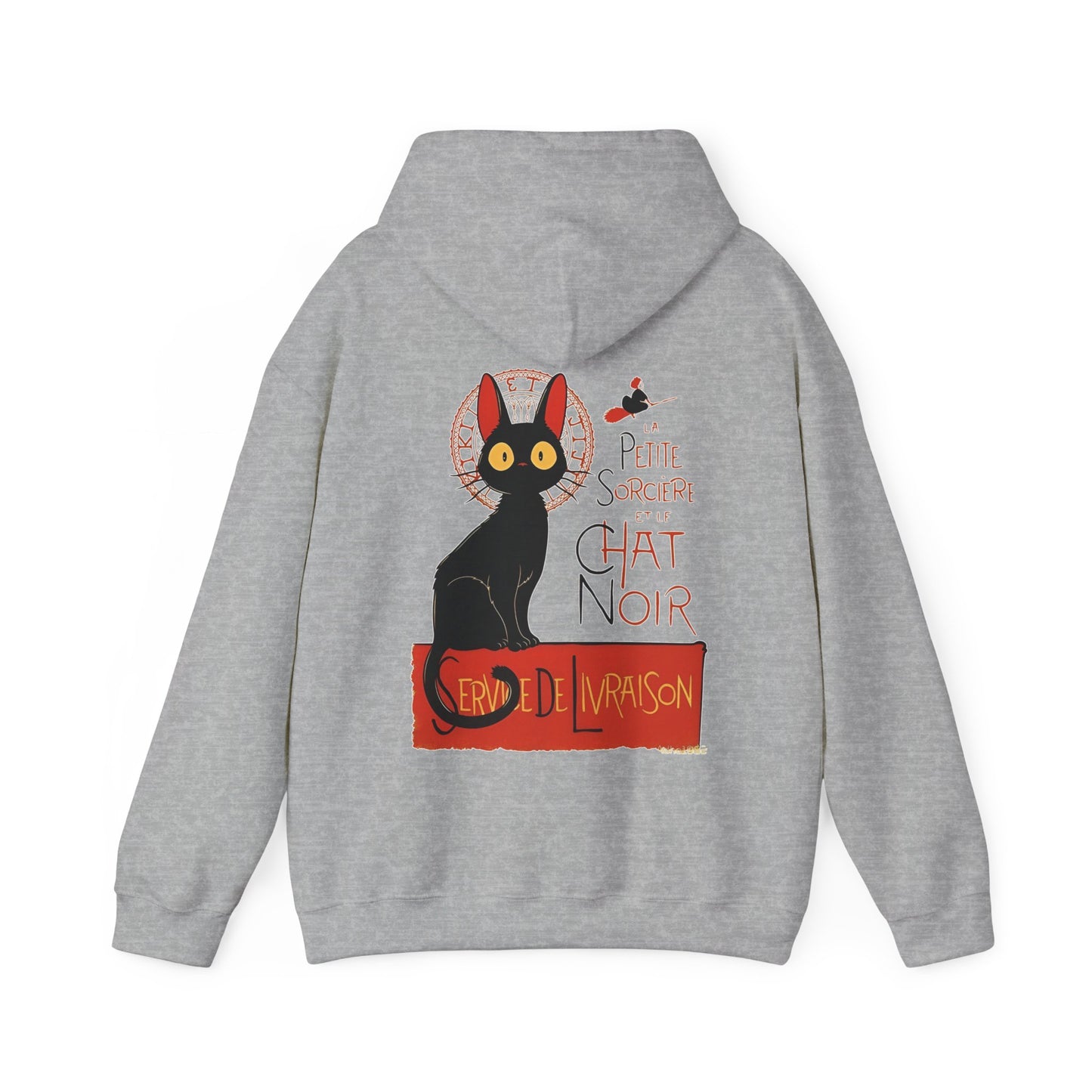 Kiki’s Delivery Service Hoodie | 100% Cotton Back Print Sweatshirt | Studio Ghibli Apparel