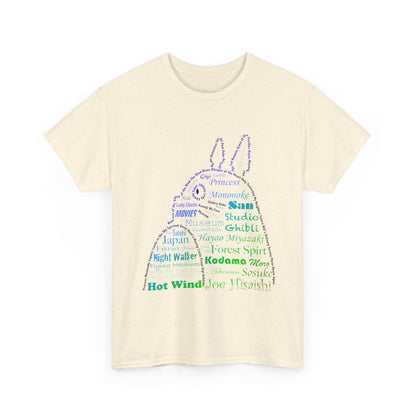 My Neighbor Totoro Neon T-Shirt 100% Cotton | Studio Ghibli Anime Tee