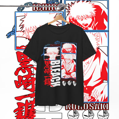 Bleach Ichigo Kurosaki 100% Cotton Anime T-Shirt