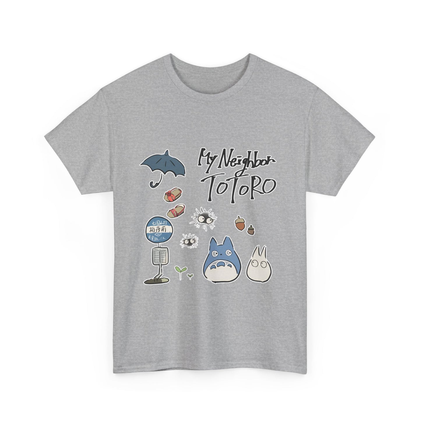 My Neighbor Totoro Shirt – 100% Cotton Ghibli Tee for Anime Lovers