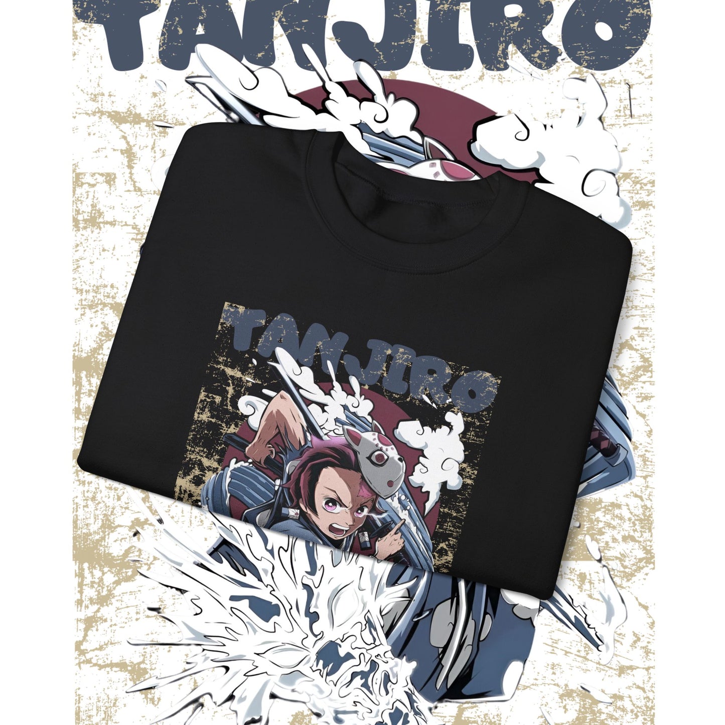 Tanjiro Wind Mask Demon Slayer Cotton Sweatshirt