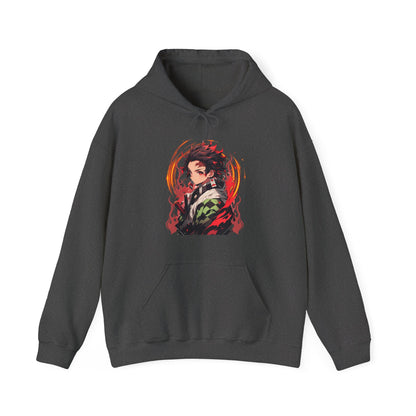 Tanjiro Kamado Demon Slayer Hoodie – 100% Cotton Anime Hoodie for Kimetsu no Yaiba Fans