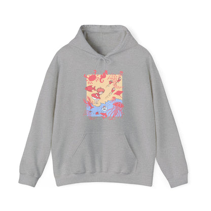 Ponyo Sea World Hoodie – 100% Cotton Studio Ghibli Ocean Anime Hoodie