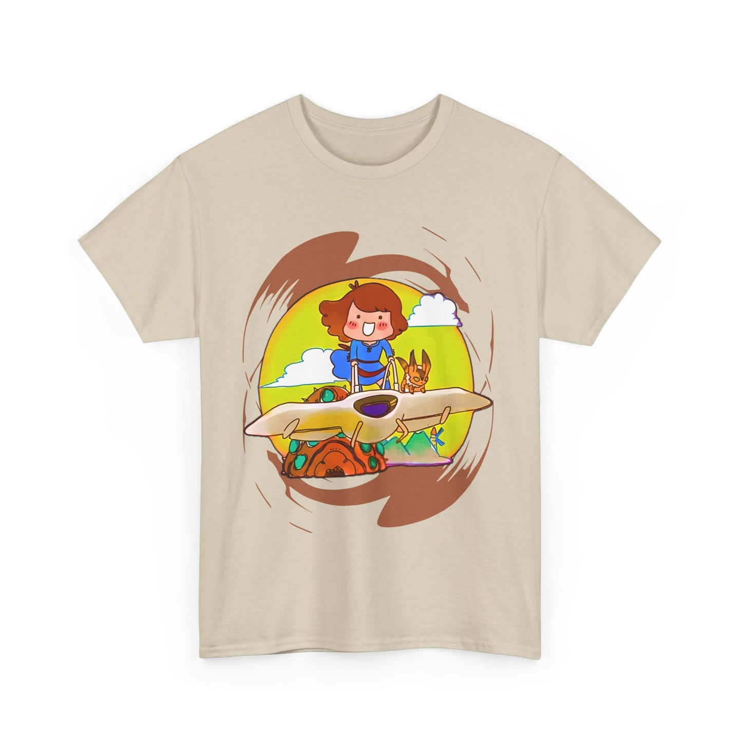 Nausicaa of the Valley of the Wind T-Shirt – 100% Cotton Studio Ghibli Anime Tee