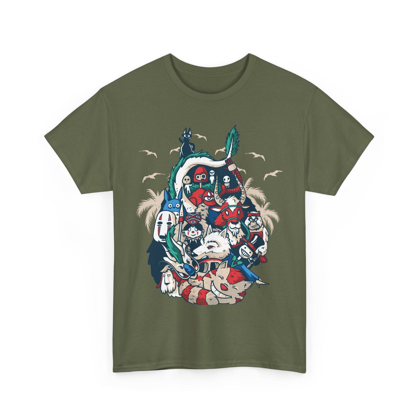 Studio Ghibli Staff T-Shirt 100% Cotton | Anime Graphic Tee