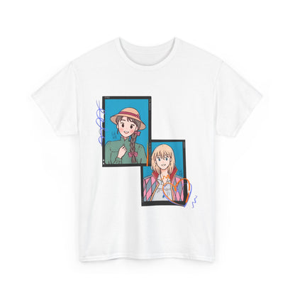 Sophie and Howl T-Shirt – 100% Cotton Studio Ghibli Shirt for Anime Lovers