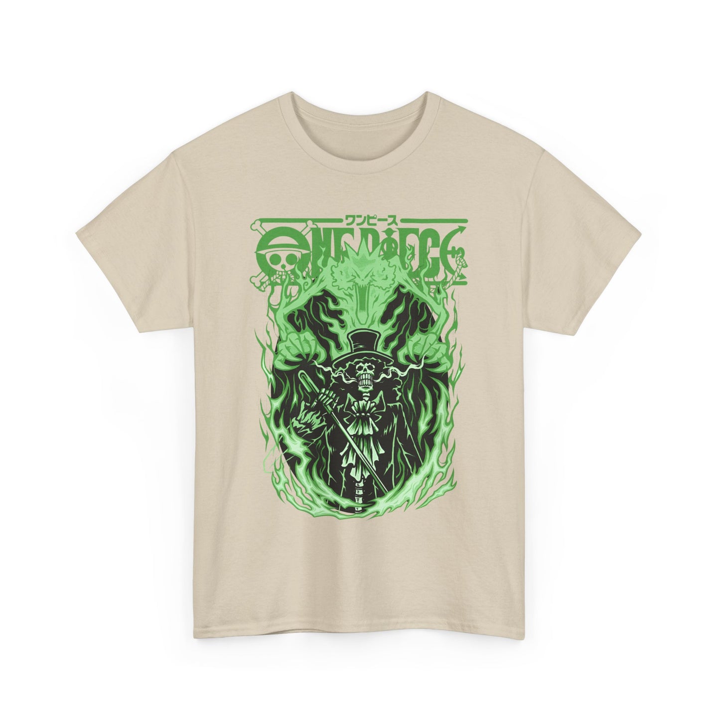 Brook One Piece T-Shirt – 100% Cotton Anime Tee for Soul King Fans
