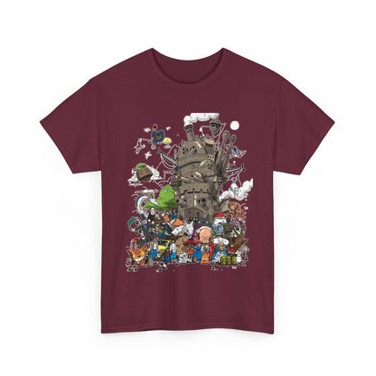 All Ghibli Characters T-Shirt – 100% Cotton Anime Fan Tee