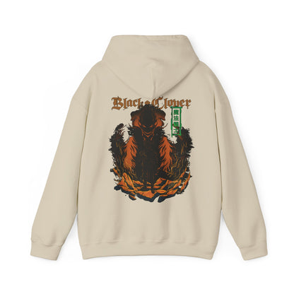 Black Clover Mythology Back Print Hoodie – 100% Cotton Anime Hoodie with Magical Symbols