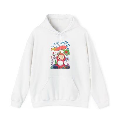 Ponyo Jam Hoodie – 100% Cotton Studio Ghibli Anime Hoodie for Cute Cozy Style