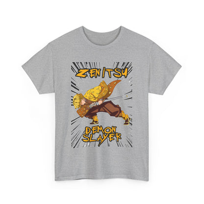 Zenitsu Agatsuma T-Shirt – 100% Cotton Demon Slayer Anime Shirt