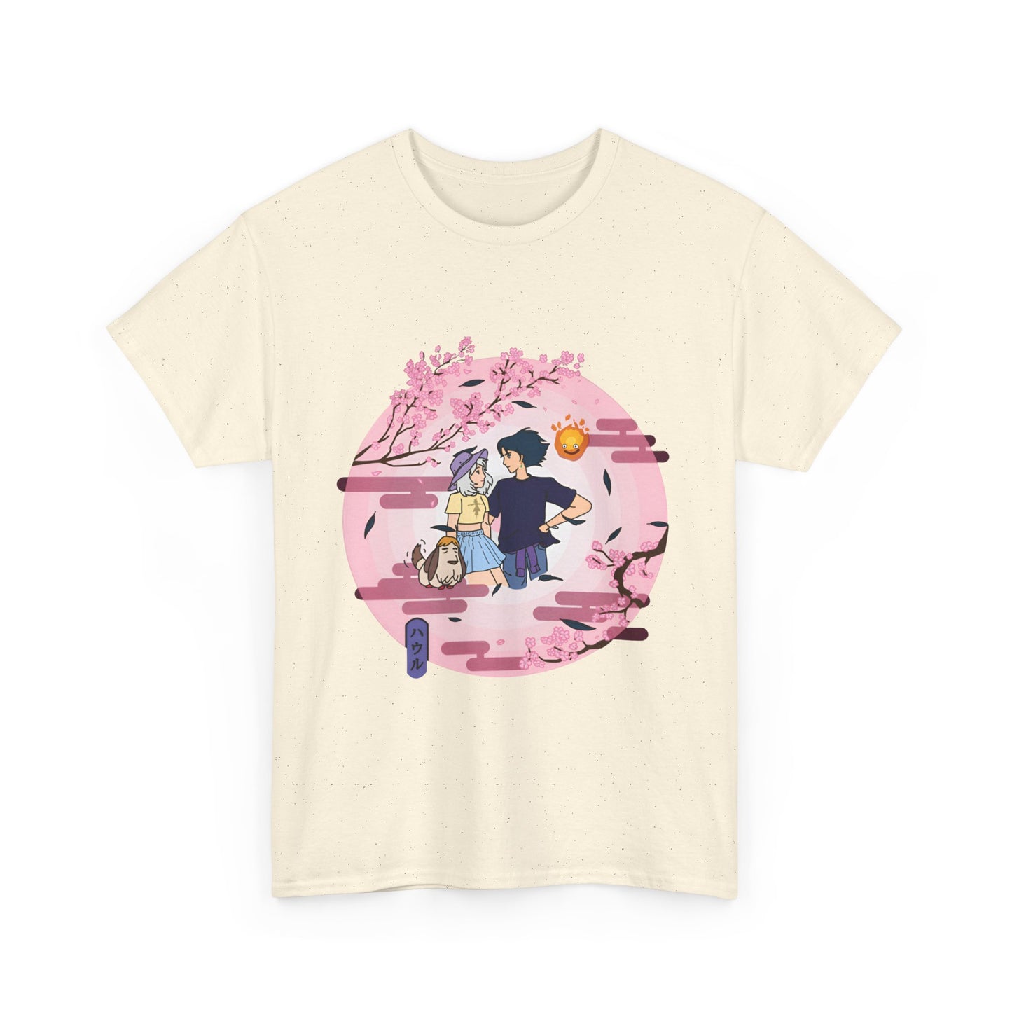 Howl’s Moving Castle T-Shirt 100% Cotton | Studio Ghibli Anime Tee