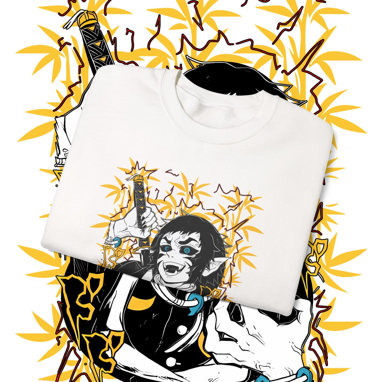 Kaigaku Demon Slayer Art Thunder Style Sweatshirt