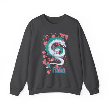 Haku Spirited Away Sweatshirt – 100% Cotton Studio Ghibli Dragon Spirit Pullover