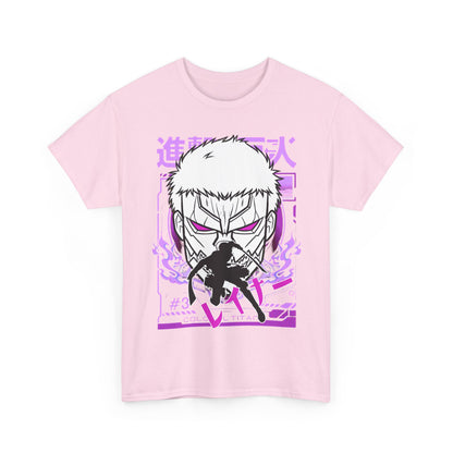 Reiner Braun T-Shirt – 100% Cotton Attack On Titan Anime Tee for AOT Fans