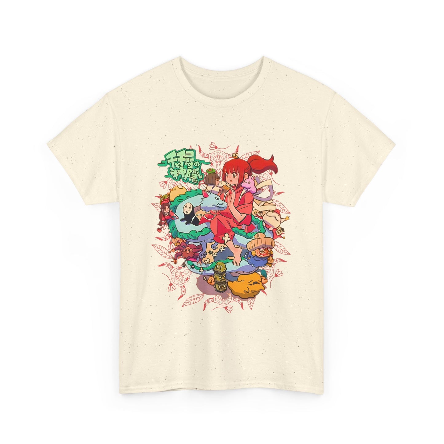Spirited Away Characters Collage T-Shirt – 100% Cotton Studio Ghibli Anime Tee