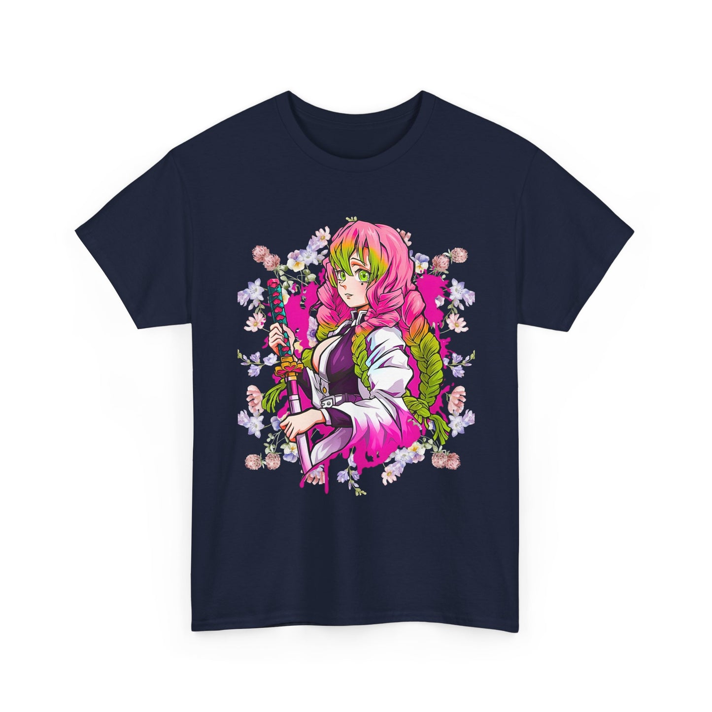 Mitsuri Kanroji Love Hashira T-Shirt | 100% Cotton Demon Slayer Anime Tee