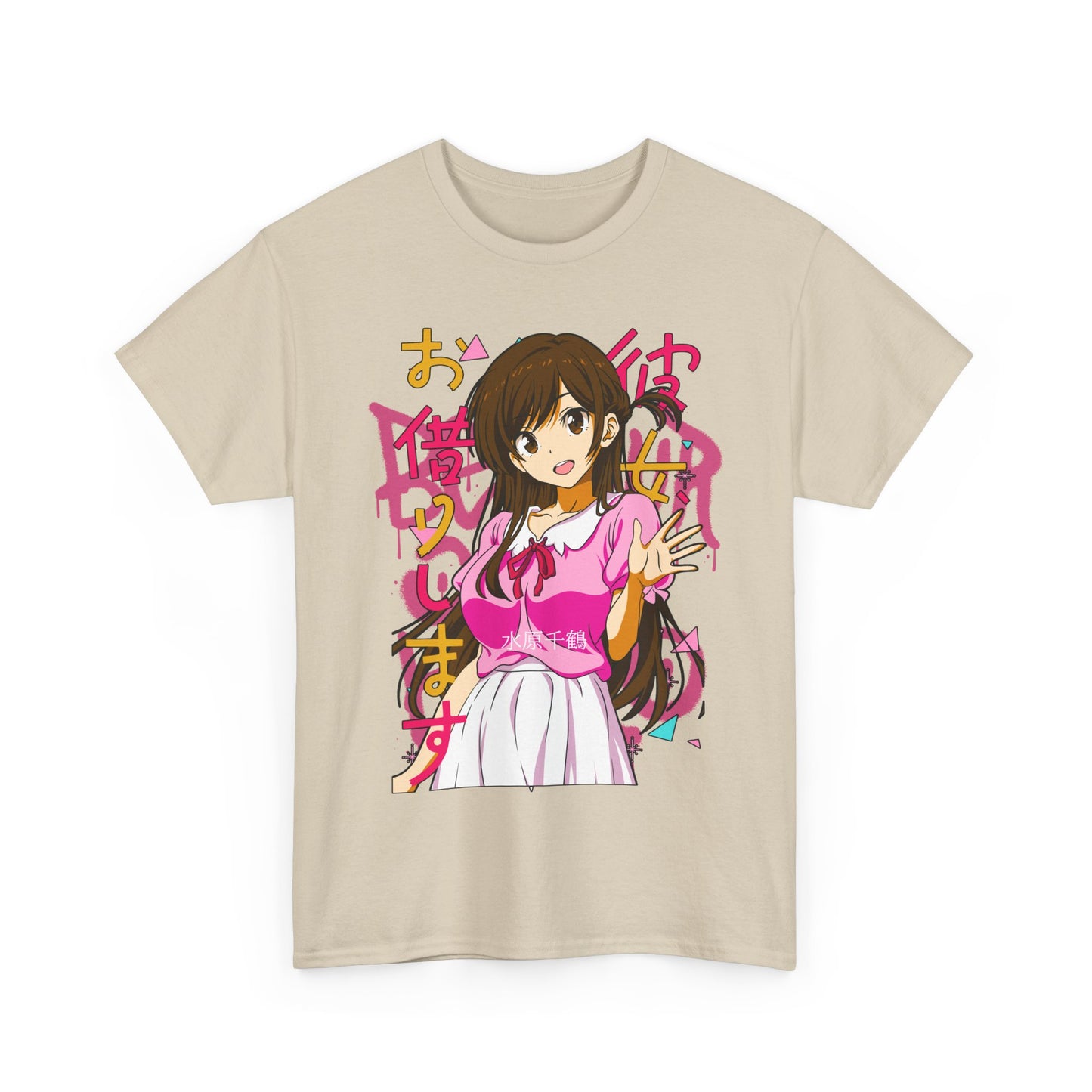 Chizuru Mizuhara T-Shirt – 100% Cotton Anime Tee from Rent a Girlfriend