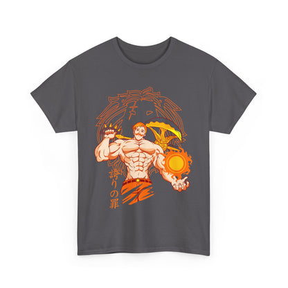 Escanor Seven Deadly Sins T-Shirt – 100% Cotton Anime Tee for Lion’s Sin of Pride Fans
