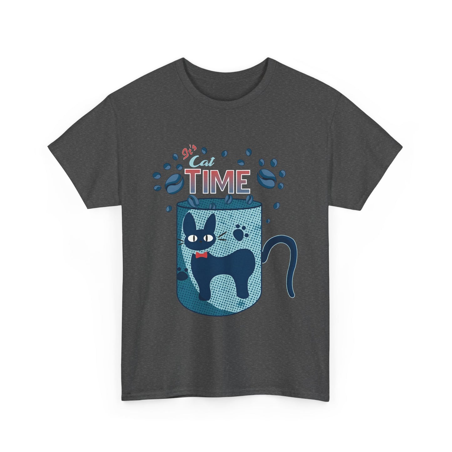 Jiji Cat Tea Time T-Shirt | Kiki’s Delivery Service Anime Tee