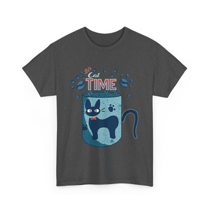 Jiji Cat Tea Time T-Shirt | Kiki’s Delivery Service Anime Tee