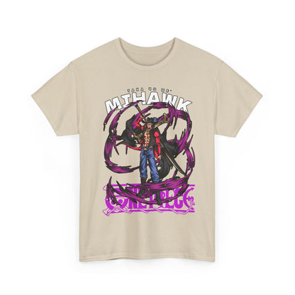 Dracule Mihawk One Piece T-Shirt – 100% Cotton Anime Tee for Warlord Fans
