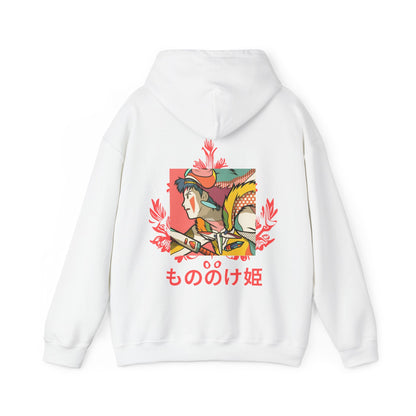 Princess Mononoke Hoodie with Back Print – 100% Cotton Studio Ghibli Inspired Pullover