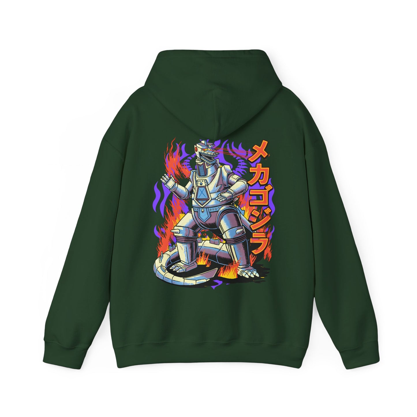 Mechagodzilla Kaiju Hoodie – 100% Cotton with Epic Back Print | Monsterverse Anime Streetwear