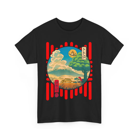 Totoro World T-Shirt – 100% Cotton Studio Ghibli Anime Tee for Fans