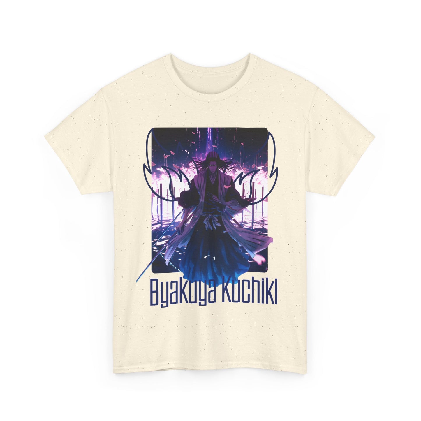 Byakuya Kuchiki Bleach T-Shirt – 100% Cotton Anime Tee for Soul Reaper Fans