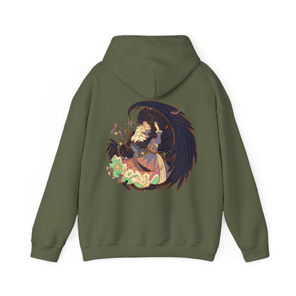 Howl’s Moving Castle Kiss Hoodie | 100% Cotton Back Print Anime Sweatshirt
